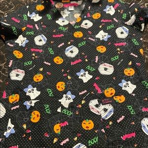 Halloween Scrub Top